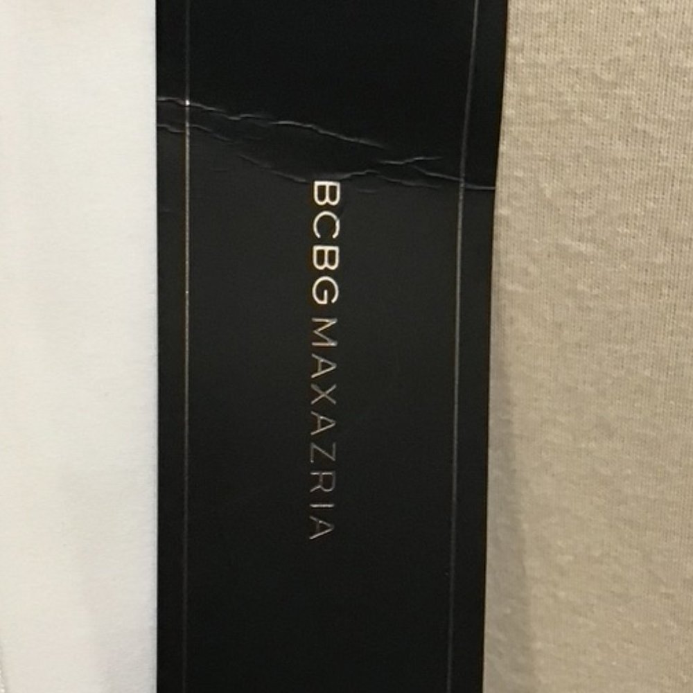 BCBGMAXAZRIA Asymmetrical Dress in Off White - Picture 7 of 8